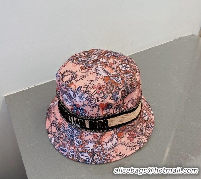 Buy Fashionable Dior Print Bucket Hat 031129 Pink 2023