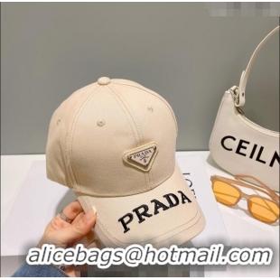 Low Cost Prada Baseball Hat 040702 Beige 2023