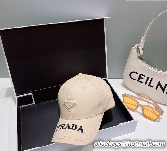 Low Cost Prada Baseball Hat 040702 Beige 2023