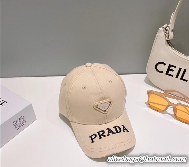 Low Cost Prada Baseball Hat 040702 Beige 2023