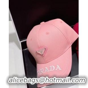 Best Price Prada Baseball Hat 040702 Light Pink 2023