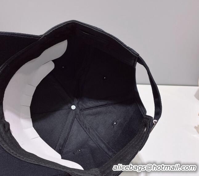 New Style Prada Baseball Hat 040702 Black 2023