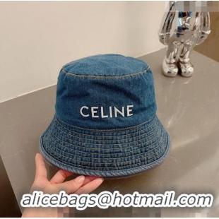 Grade Design Celine Denim Bucket Hat 0407 Dark Blue 2023