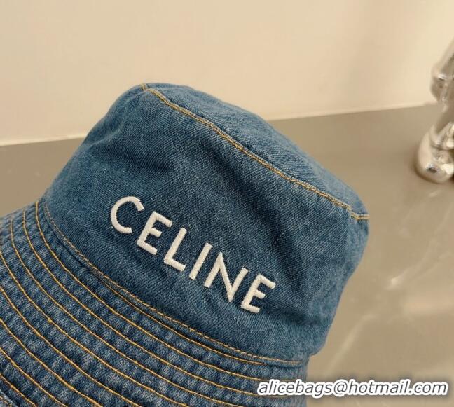 Grade Design Celine Denim Bucket Hat 0407 Dark Blue 2023