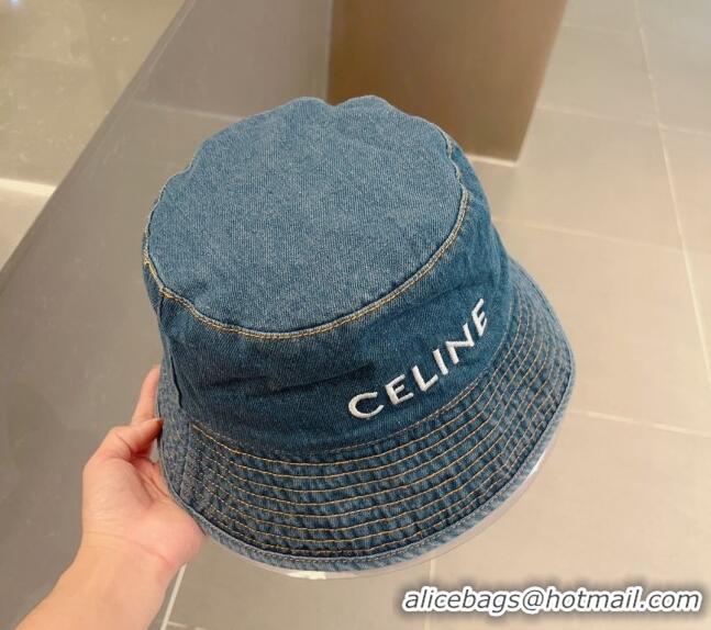 Grade Design Celine Denim Bucket Hat 0407 Dark Blue 2023