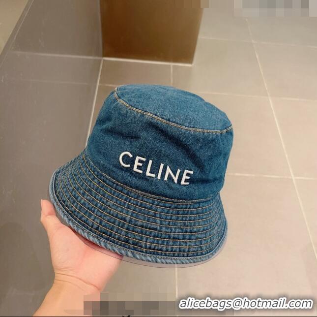 Grade Design Celine Denim Bucket Hat 0407 Dark Blue 2023