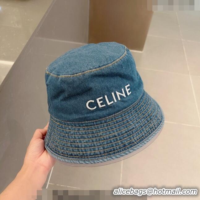 Grade Design Celine Denim Bucket Hat 0407 Dark Blue 2023