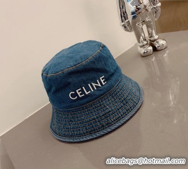 Grade Design Celine Denim Bucket Hat 0407 Dark Blue 2023