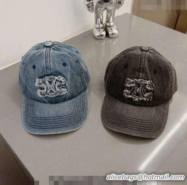 Unique Discount Celine Denim Baseball Hat 0407 Blue 2023