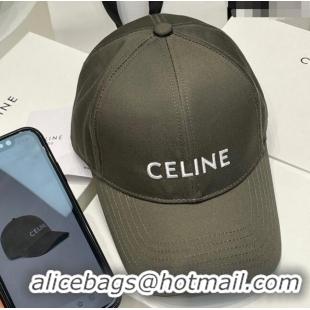 Super Quality Celine Baseball Hat C42007 Grey 2023