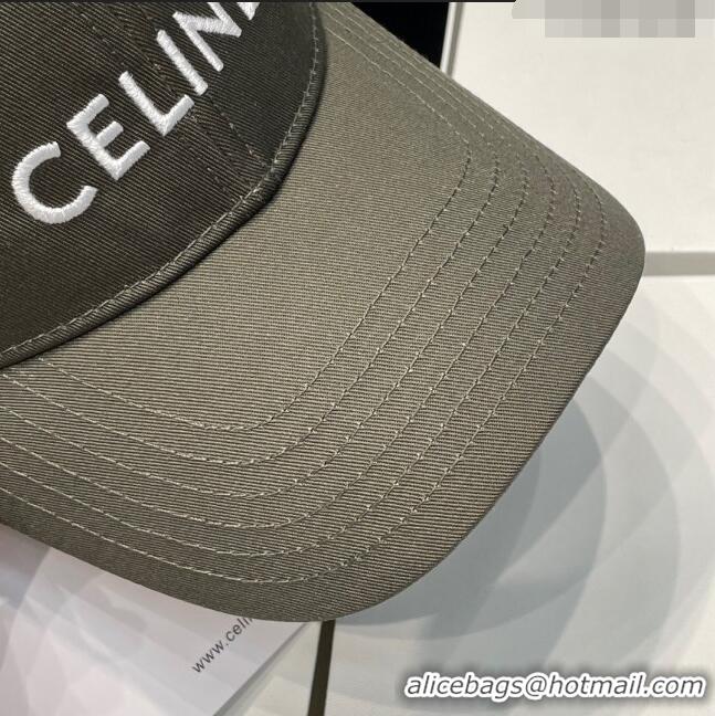 Super Quality Celine Baseball Hat C42007 Grey 2023