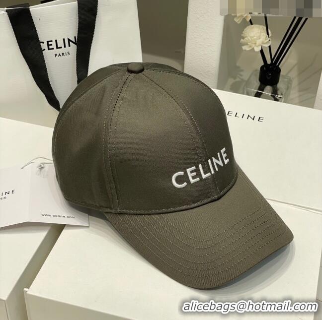 Super Quality Celine Baseball Hat C42007 Grey 2023