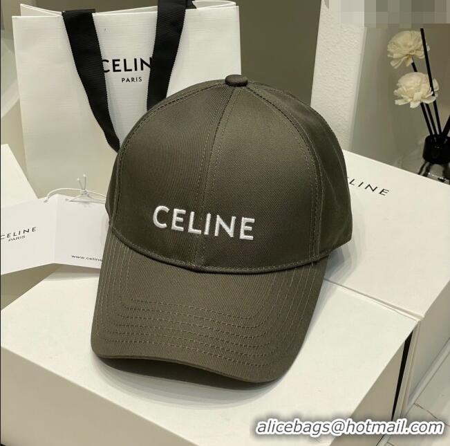 Super Quality Celine Baseball Hat C42007 Grey 2023