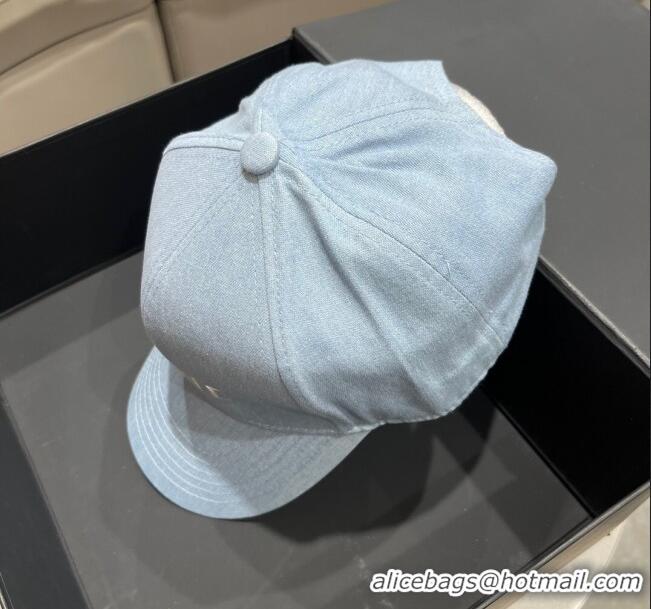 Good Product Celine Baseball Hat C42005 Light Blue 2023