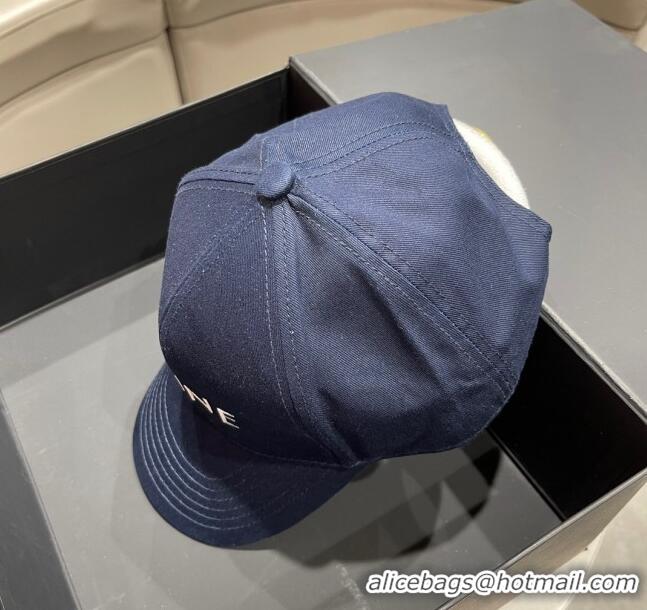 Market Sells Celine Baseball Hat C42003 Deep Blue 2023