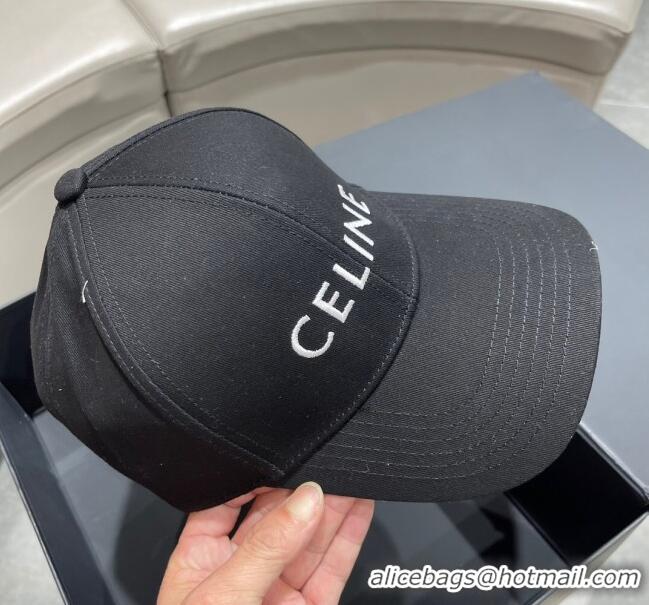 Luxurious Cheap Celine Baseball Hat C42002 Black 2023