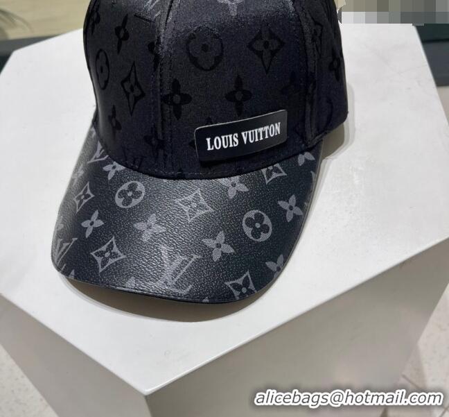 Inexpensive Louis Vuitton Baseball Hat 0105 Black 2 2023