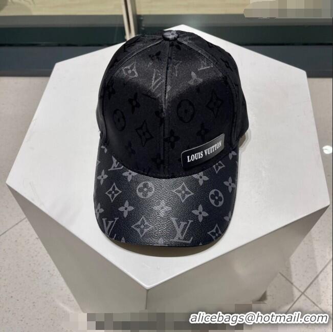 Inexpensive Louis Vuitton Baseball Hat 0105 Black 2 2023