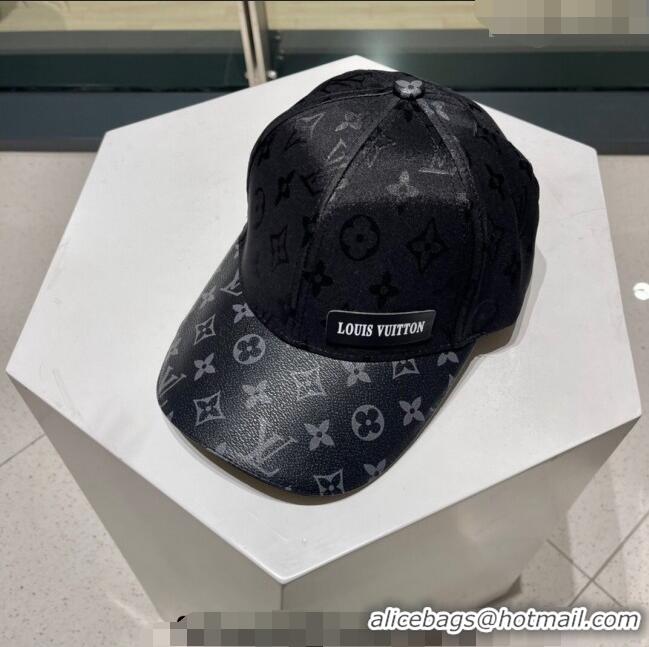 Inexpensive Louis Vuitton Baseball Hat 0105 Black 2 2023