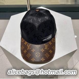 Reasonable Price Louis Vuitton Baseball Hat 0105 Black/Brown 2023