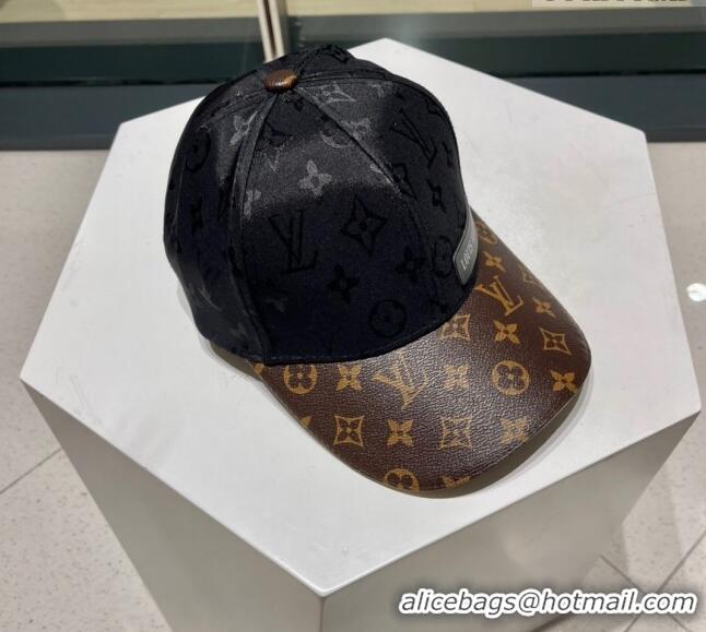 Reasonable Price Louis Vuitton Baseball Hat 0105 Black/Brown 2023