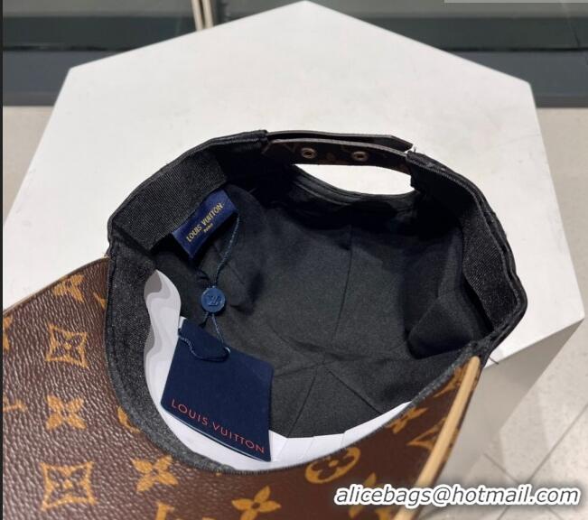 Reasonable Price Louis Vuitton Baseball Hat 0105 Black/Brown 2023