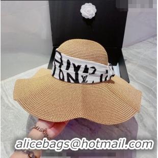 New Fashion Louis Vuitton Wide Brim Straw Hat 021640 2023