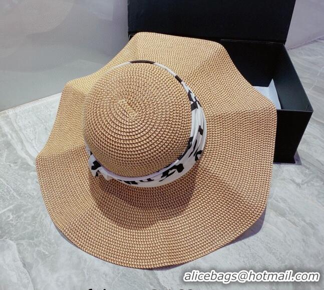 New Fashion Louis Vuitton Wide Brim Straw Hat 021640 2023