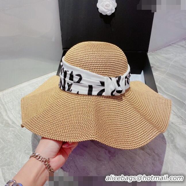 New Fashion Louis Vuitton Wide Brim Straw Hat 021640 2023