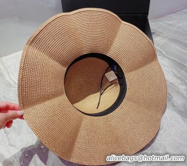 New Fashion Louis Vuitton Wide Brim Straw Hat 021640 2023