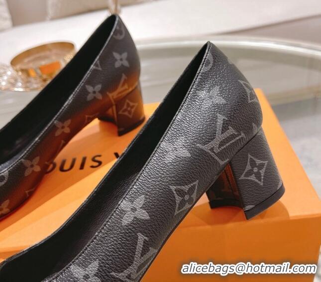 Good Quality Louis Vuitton Madeleine Pumps 4.5cm in Monogram Canvas Black 2122736