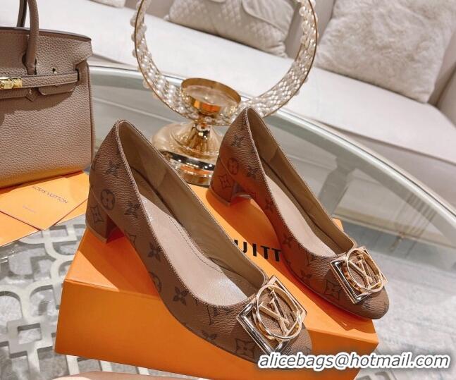 Purchase Louis Vuitton Madeleine Pumps 4.5cm in Monogram Reverse Canvas 2122737