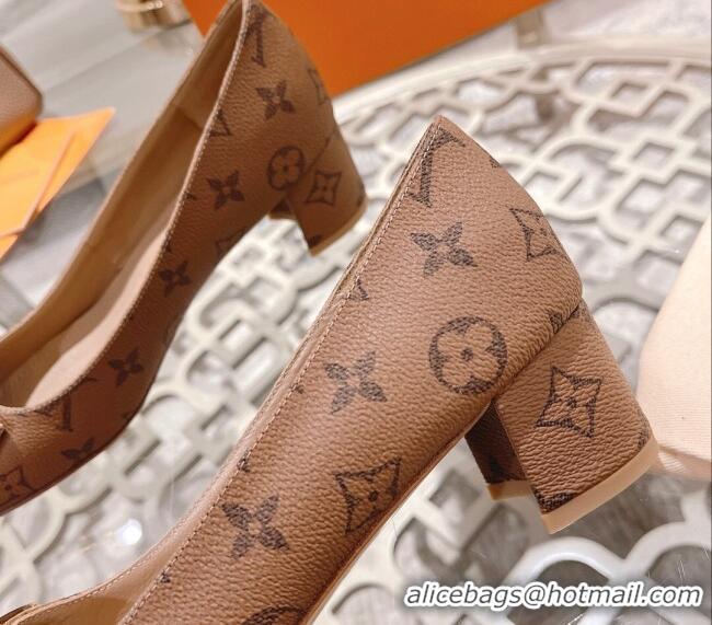 Purchase Louis Vuitton Madeleine Pumps 4.5cm in Monogram Reverse Canvas 2122737