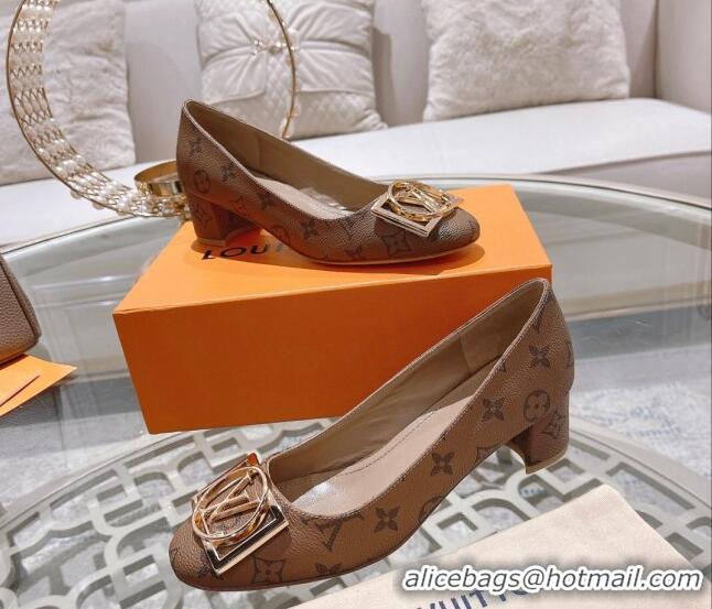 Purchase Louis Vuitton Madeleine Pumps 4.5cm in Monogram Reverse Canvas 2122737