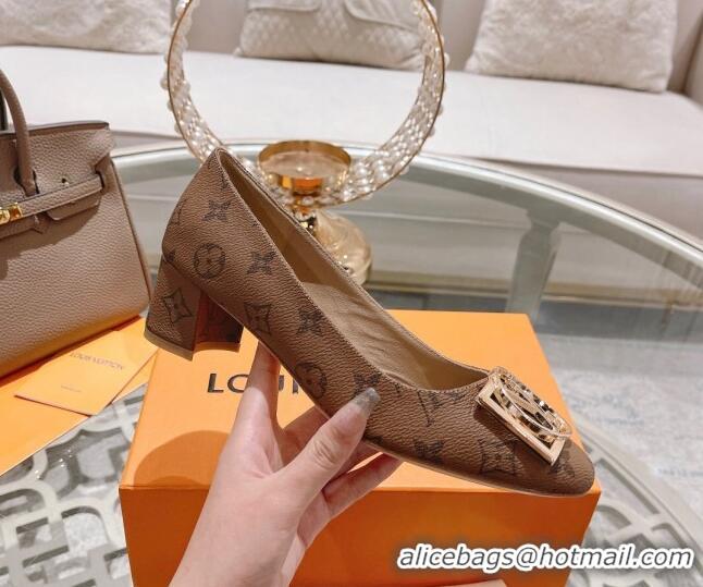 Purchase Louis Vuitton Madeleine Pumps 4.5cm in Monogram Reverse Canvas 2122737