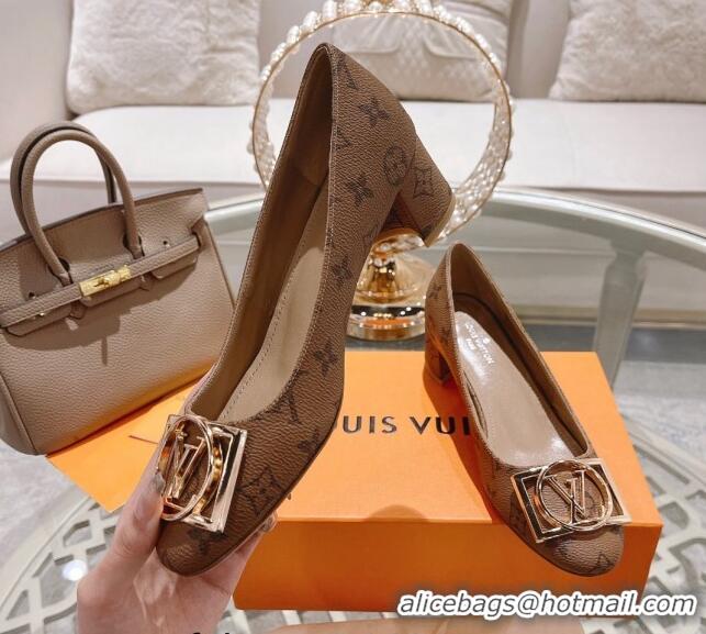 Purchase Louis Vuitton Madeleine Pumps 4.5cm in Monogram Reverse Canvas 2122737