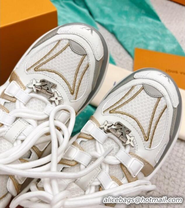 Best Price Louis Vuitton LV Archlight Sneakers White/Gold/Grey 1AAVXW 3013026