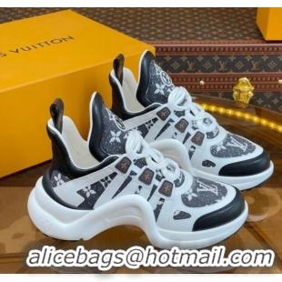 Trendy Design Louis Vuitton LV Archlight Sneakers in Grey Monogram Denim 013027