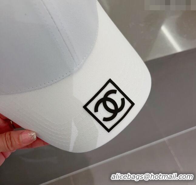 Good Product Chanel Baseball Hat C040703 White 2023