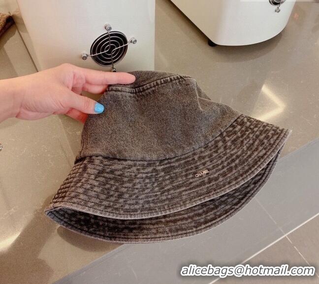 Most Popular Chanel Denim Bucket Hat 040702 Grey 2023