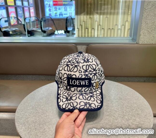 Luxury Cheap Loewe Amazona Baseball Hat 0105 Blue 2022