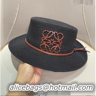 Shop Discount Loewe Straw Hat 021620 Black 2023