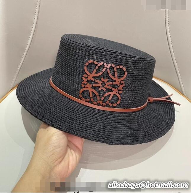 Shop Discount Loewe Straw Hat 021620 Black 2023