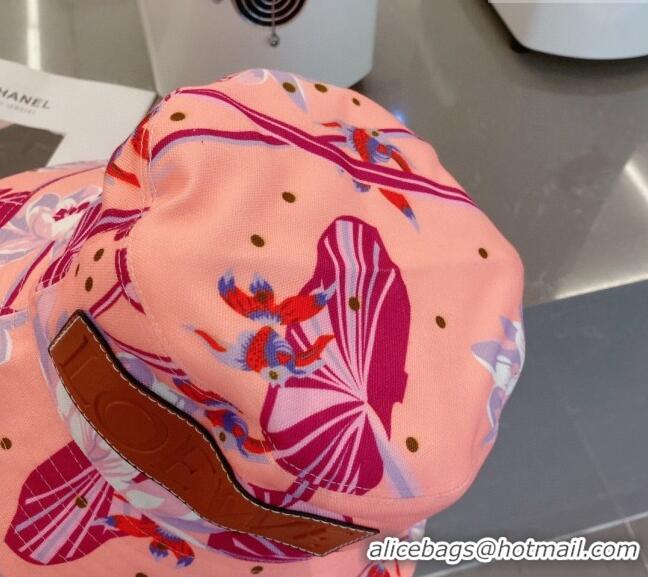 Buy Fashionable Loewe Print Bucket Hat 030808 Pink 2023