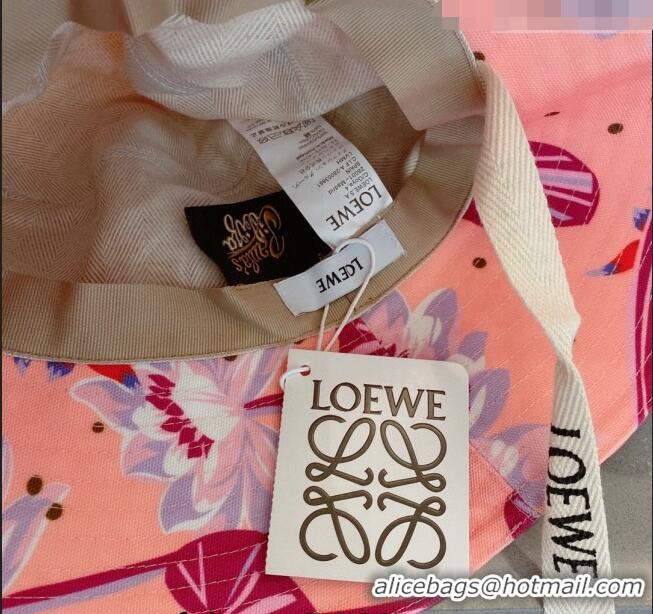 Buy Fashionable Loewe Print Bucket Hat 030808 Pink 2023