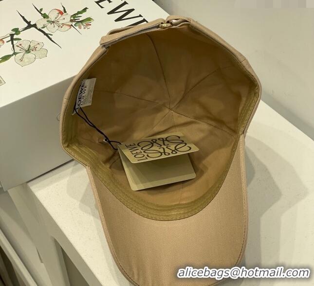 Buy Discount Loewe Anagram Baseball Hat L0407 Beige 2023