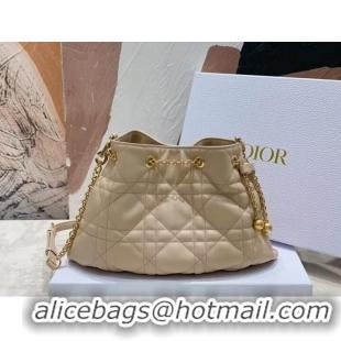 Reasonable Price MEDIUM DIOR AMMI BAG Sand Pink Supple Macrocannage Lambskin M22566F