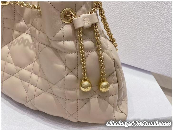 Reasonable Price MEDIUM DIOR AMMI BAG Sand Pink Supple Macrocannage Lambskin M22566F