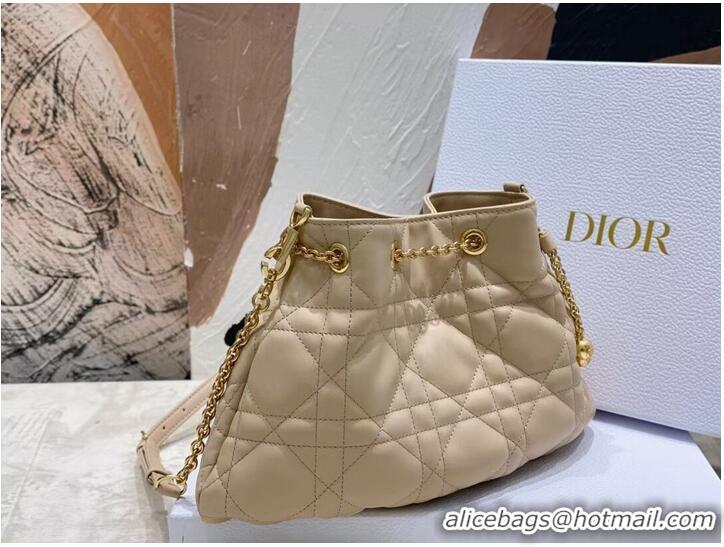 Reasonable Price MEDIUM DIOR AMMI BAG Sand Pink Supple Macrocannage Lambskin M22566F