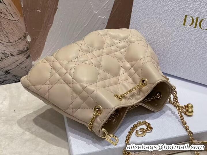 Reasonable Price MEDIUM DIOR AMMI BAG Sand Pink Supple Macrocannage Lambskin M22566F